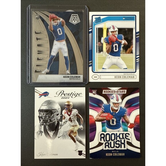 Panini Other - 2024 Panini Lot - Rookie Keon Coleman Buffalo Bills NFL Lot